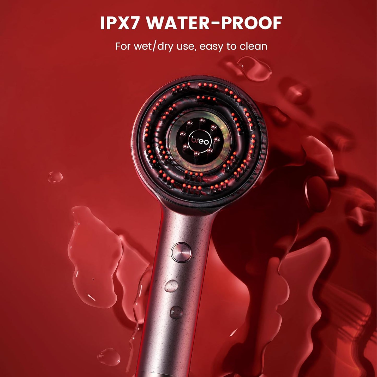 LumiScalpMe™ 3-in-1 Red Light Therapy Scalp Massager